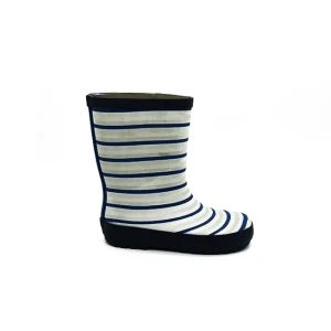 Regenstiefel mit Streifen für Kinder